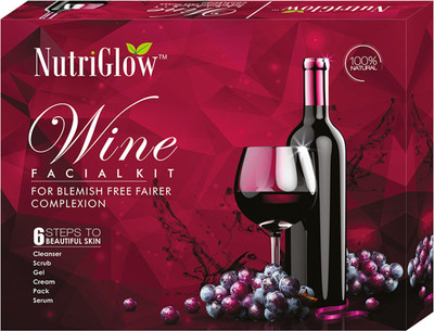 

NutriGlow WINE FACIAL KIT 250 g