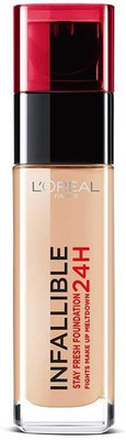 

L'Oreal Infallible 24h Foundation (015-porcelain) Foundation(rose beige, 30 ml)