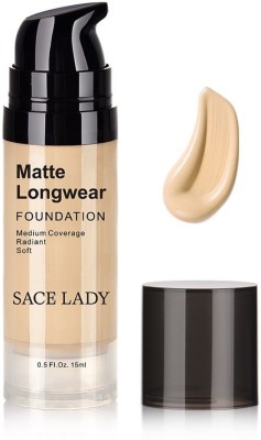 

SACE LADY SL222-04 Natural : Matte Longwear High Definition Light Weight Waterproof Foundation(04 Natural, 15 ml)