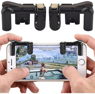 

SACRO BFO_600B PUBG Trigger all smart phone compatible Sensitive Shoot/aim Buttons L1 R1 Trigger Mobile Game Controller ||compatible with all android & IOS smart phone Gaming Accessory Kit(Multicolor, For Android)