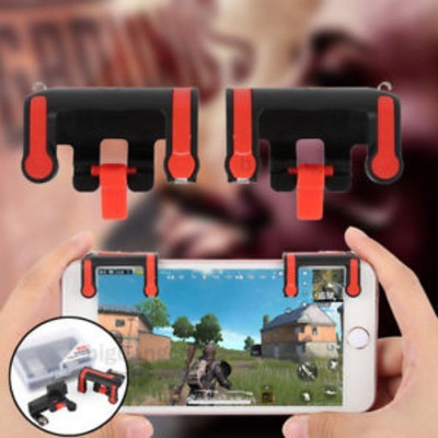

Landmark BYT_408B PUBG chakri Trigger all smart phone compatible Sensitive Shoot/aim Buttons L1 R1 Trigger Mobile Game Controller ||compatible with all android & IOS smart phone Gaming Accessory Kit(Multicolor, For Android)