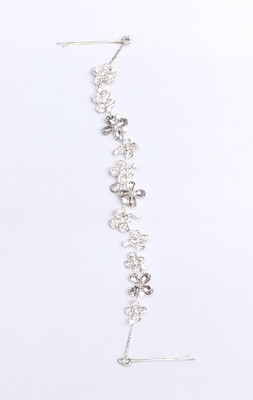 

Zaradise Floral Stone Women's Hair Accessories With Pins - SILVER 025 Hair Accessory Set(Silver)