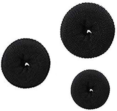 

KYT Donut Bun Makaer easy use bun maker 3 pcs Bun(Black)