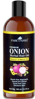 

Park Daniel Premium Herbal Hair Oil - Blend of 12 Natural Oils for Hair Regrowth, Treat hair loss, Dandruff Control & Thickens hair( 100 ml) Hair Oil(100 ml)