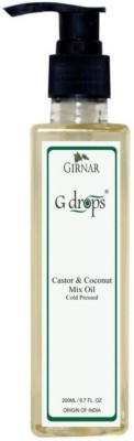 

G Drops Castor & Coconut Mix Oil 200ml Hair Oil(200 ml)