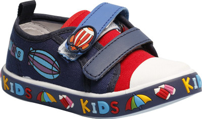 

Little Soles Boys & Girls Velcro Sneakers(Dark Blue, Navy blue