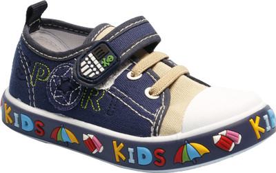 

Little Soles Boys & Girls Velcro Sneakers(Dark Blue, Navy blue