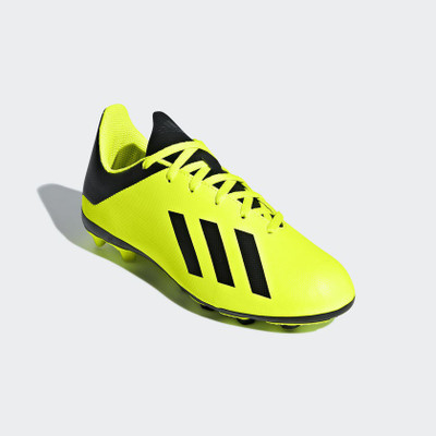 ADIDAS Boys Lace Football Shoes(Yellow, Solar yellow / core black / solar yellow
