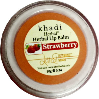 

Parvati Khadi Natural Strawberry Lip Balm(Pack of: 1, 10 g)