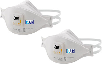 Clair Filters Pollution N95 Mask 3M 9211 N95 Pack of 2 Mask and Respirator Flipkart