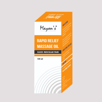 

Mayons RAPID RELIEF MASSAGE OIL EASES MUSCULAR PAIN(100 ml)