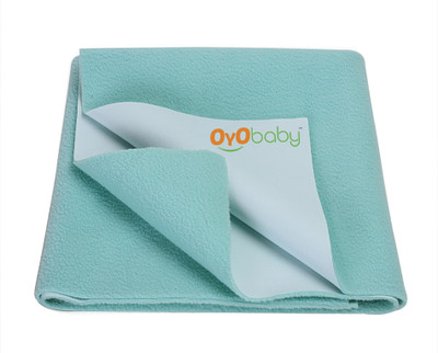 

Oyo Baby Cotton Baby Bed Protecting Mat(Sea Green