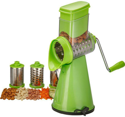 

Lion Lender Multipurpose 4 In 1 Juicer, Grater Slicer Plastic Hand Juicer (Green Pack of 1) 0 Juicer Mixer Grinder(Green, 2 Jars)