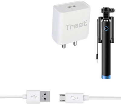 TROST Wall Charger Accessory Combo for Lenovo K6 Power(Multicolor)
