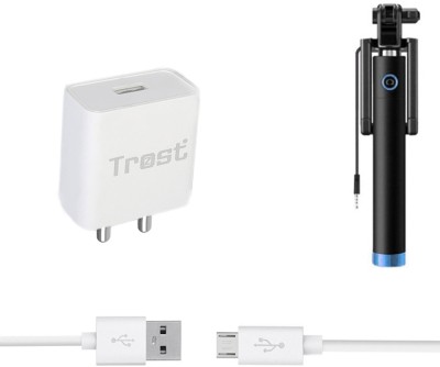 TROST Wall Charger Accessory Combo for Samsung Galaxy J7, Samsung Galaxy J7 Prime(Multicolor)