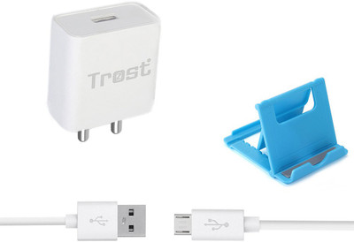 TROST Wall Charger Accessory Combo for Samsung Galaxy J7, Samsung Galaxy J7 Prime(Multicolor)