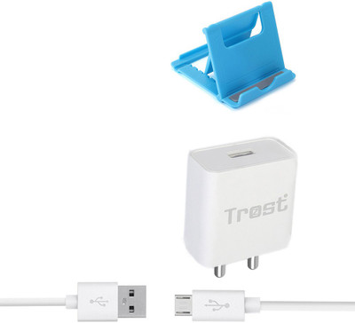 TROST Wall Charger Accessory Combo for Oppo F1S(Multicolor)