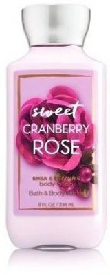 

Bath & Body Works Sweet Cranberry Rose Body Lotion 8 ounce Full Size(236 g)