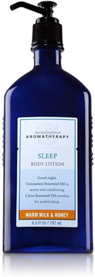 

Bath & Body Works Aromatherapy Sleep Warm Milk and Honey Body Lotion 6.5 fl oz (192 ml)(192 g)