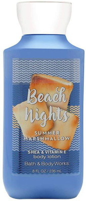 

Bath & Body Works BEACH NIGHTS SUMMER MARSHMALLOW shea & vitamin e body lotion 8 oz(236 g)