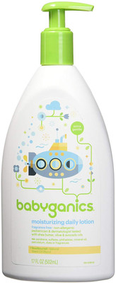 

Babyganics Moisturizing Daily Lotion, Fragrance Free, 17oz Pump Bottle (Pack of 2)(502 g)
