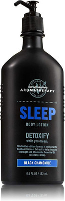 

Bath & Body Works Black Chamomile 6.5 Oz Lotion Aromatherapy Sleep Detoxify(192 g)