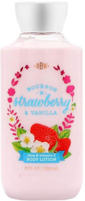 Bath & Body Works Lotion Bourbon Strawberry & Vanilla(236 g)