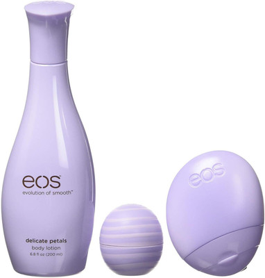 EOS Evolution of Smooth Delicate Petals Body Lotion 3-Piece Gift Set(350 g)