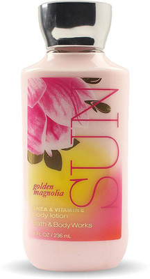 

Bath & Body Works Golden Magnolia SUN Body Lotion 8 fl oz / 236 mL(236 g)
