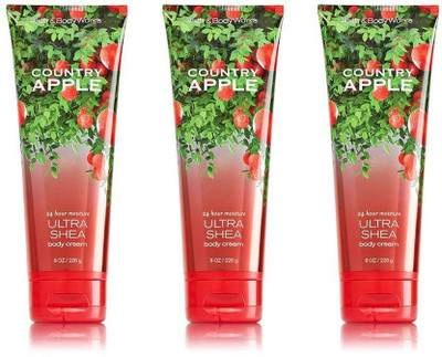 

Bath & Body Works Ultra Shea Cream Country Apple (3 Pack)(226 g)