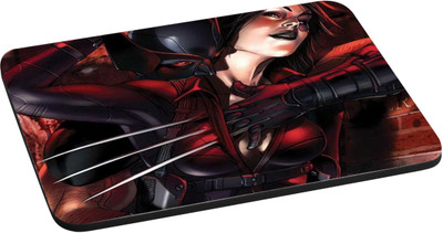 

ANNI69 Wolverine with his girl on your mouse pad high quality print Mousepad(Multicolor)