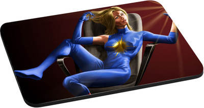 

ANNI69 Girl on Couch Mousepad(Multicolor)