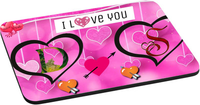 

ANNI69 I love you D and S High Quality Mouse branded pad for computer and laptop Mousepad(Multicolor)