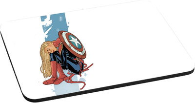 

ANNI69 Women Captain America Mousepad(Multicolor)