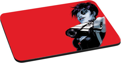 

ANNI69 Girl with gun Mousepad(Multicolor)