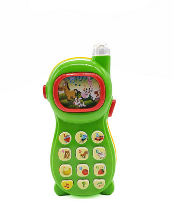 

Bluwings Music Learner Phone Toy With Flash Picture For Kids (Minimum Age 3 yrs)(Green, Red)