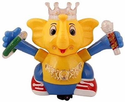 

Bluwings Dancing Elephant With Lighting and Music For Kids (Min. Age 1 yr)(Yellow)
