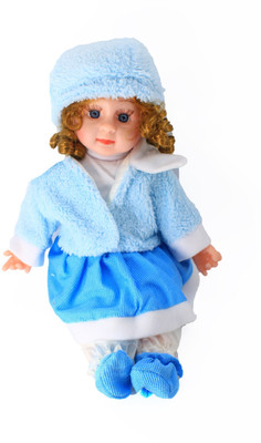 

Bluwings Musical Baby Doll Soft Toy (Min. Age 3yrs)(Blue)