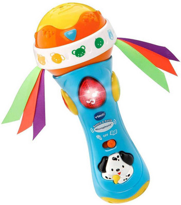 

VTech Baby Babble and Rattle Microphone(Multicolor)