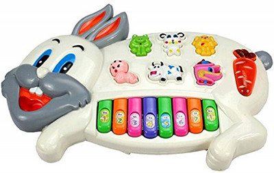 

Bluwings Musical Rabbit Piano Keyboard ForChildren(Min. Age 3 years)(Multicolor)