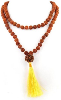 SHIVOHAM Lord Shiva Mantra Siddha 5 Mukhi Wood Necklace