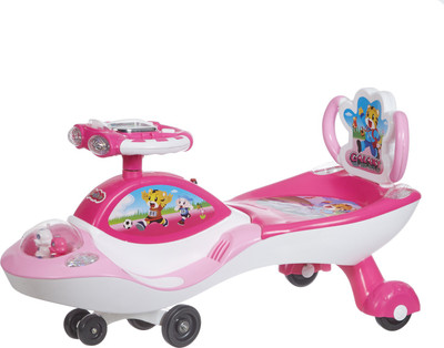 Fun Ride Free Wheel Magic Car Ride on (Pink)(Pink)