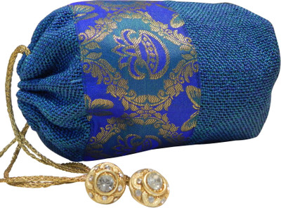 

Astara JUTE POTLI Potli(Blue)