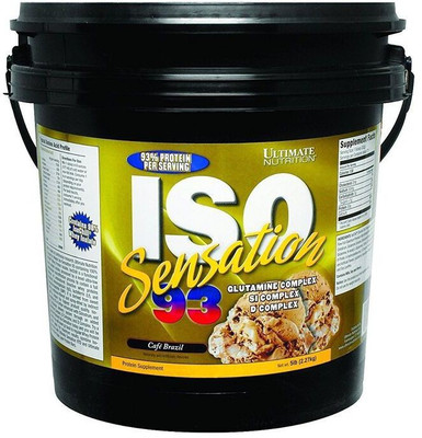 

Ultimate Nutrition Iso sensation 93 Whey Protein(2.27 kg, Cafe, Brazil)