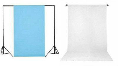 

ss 2PCS COMBO 8 x12 FT SKYBLUE, WHITE LEKERA BACKDROP PHOTO LIGHT STUDIO PHOTOGRAPHY Reflector