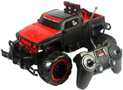 

HALO NATION 1:20 Remote Control Monster Truck - Back Open Rock Crawling Scale Car (Red Black)(Multicolor)
