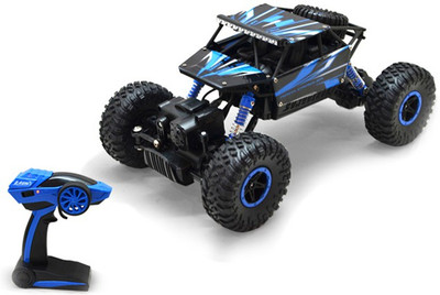Xenith Rally Car Rock Through Off Road Race Monster Truck Rechargeable (Blue)(Blue)