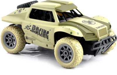 

Kidzfan Mud Slinger Mini Jeep Off Road Car | 1:20 Scale | R/C Oversized Tires | Rechargeable | Full Function(Multicolor)