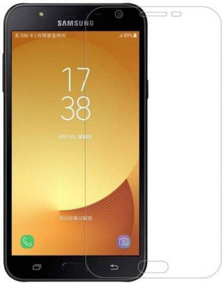 MOBICUBE Edge To Edge Tempered Glass for Samsung Galaxy J7 Duo(Pack of 1)