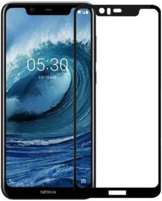 INFINITYWORLD Edge To Edge Tempered Glass for Nokia 5.1 Plus(Pack of 1)